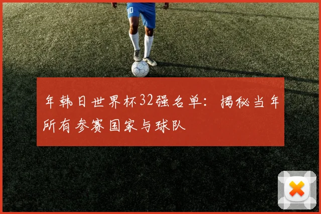 年韩日世界杯32强名单:揭秘当年所有参赛国家与球队